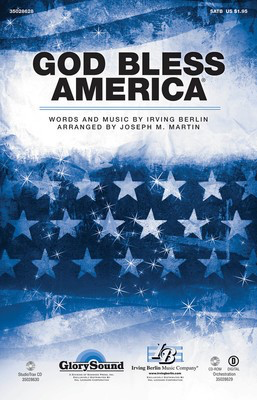 God Bless America - StudioTrax CD - Irving Berlin - Joseph M. Martin Irving Berlin Shawnee Press StudioTrax CD CD