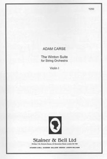 WINTON SUITE FOR STRING ORCHESTRA - SET OF PARTS - ADAM CARSE - STAINER & BELL