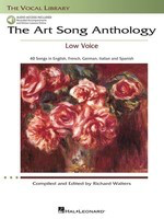 Art Song Anthology - Low Voice/Audio Access Online Hal Leonard 230034