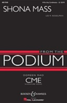 Shona Mass - CME From the Podium - Lee R. Kesselman - 4-Part Any Combination Boosey & Hawkes Octavo