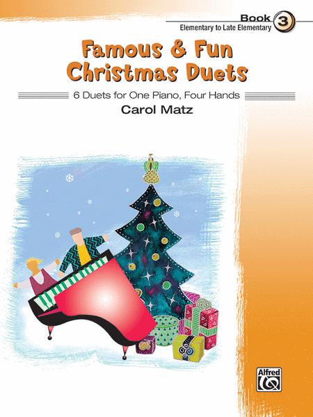 Famous & Fun Christmas Duets Book 3 - Various - Alfred Music