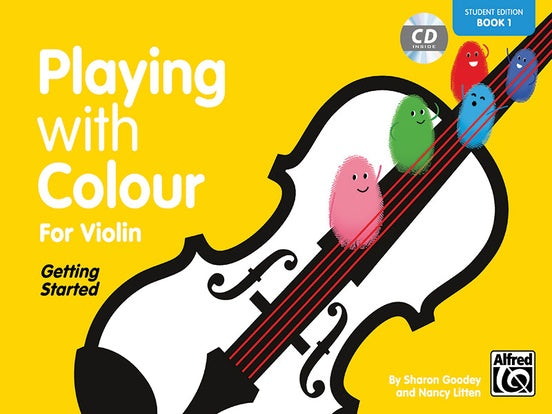 Playing with Colour Book 1 - Violin Book/CD by Goodey/Litten Alfred 20151UK