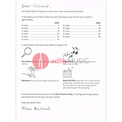 Joining the Dots for Violin Grade 4 - Violin by Bullard ABRSM 9781848495876