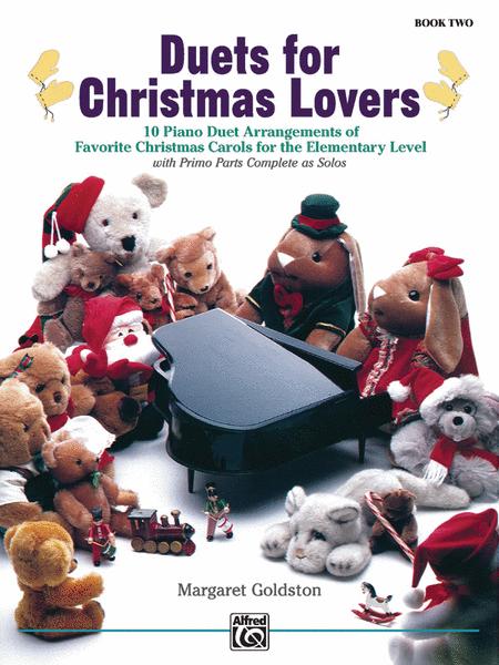 DUETS FOR CHRISTMAS LOVERS BOOK 2 - 1 PIANO 4 HANDS - ARRANGED BY GOLDSTON - Alfred