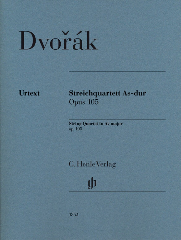 Dvorak - String Quartet in AbMaj Op105 - String Quartet Parts edited by Jost Henle HN1352