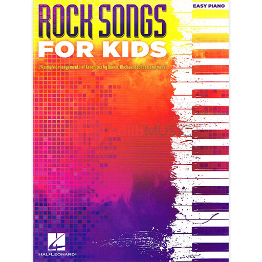 Rock Songs for Kids - Easy Piano Hal Leonard 148112