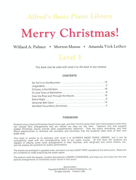 ABPL Merry Christmas! Book 3 - Palmer Willard A. / Manus Morton / Lethco Amanda Vick - Alfred Music