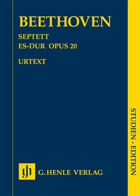 Septet E flat major Op. 20 - Study Score - Ludwig van Beethoven - G. Henle Verlag Study Score Score