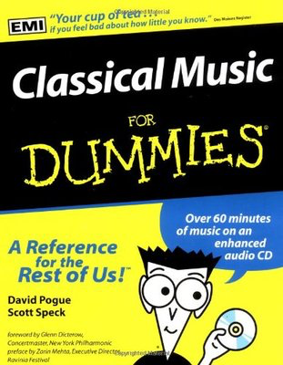 Classical Music For Dummies - David Pogue|Scott Speck /CD