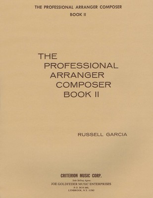 The Professional Arranger Composer - Book 2 - Russell Garcia Criterion /CD