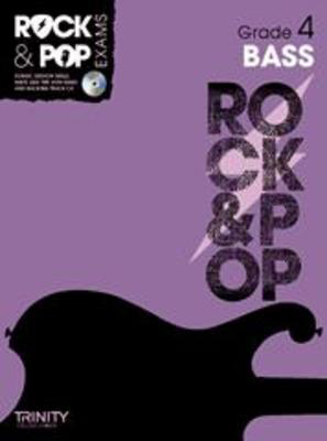 Rock & Pop Exams: Bass - Grade 4 - Book with CD - Bass Guitar Trinity College London /CD