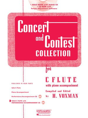 Concert and Contest Collection - C Flute/CD by Voxman Rubank 4002506