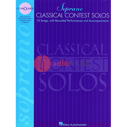 Classical Contest Solos - Soprano - Book/CD - Hal Leonard