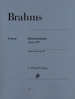 Piano Pieces Op. 119 Nos. 1-4 - Johannes Brahms - Piano G. Henle Verlag Piano Solo - Out Of Print