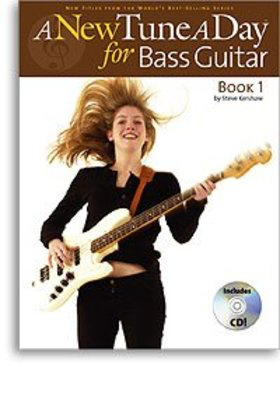 A New Tune A Day for Bass Guitar - Book 1 - (CD Edition) - Bass Guitar Steve Kershaw Boston Music /CD