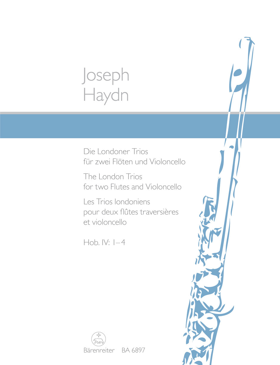 The London Trios for Two Flutes & Cello Hob IV:1-4