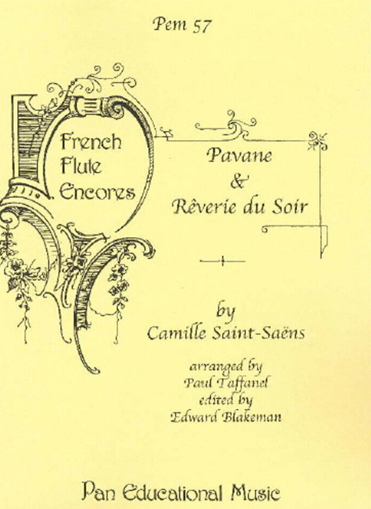 Saint-Saens - Pavane & Reverie du Soir - Flute/Piano Accompaniment arranged by Taffanel Pan PEM57