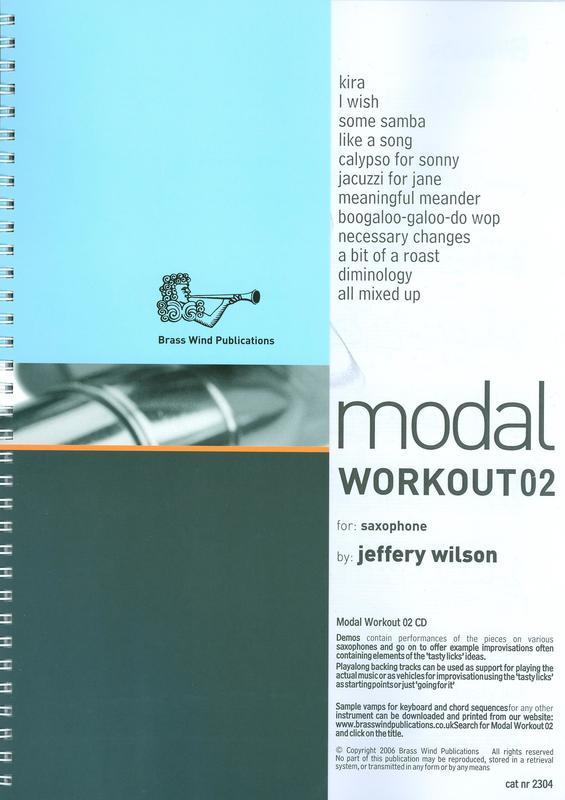 MODAL WORKOUT 02 FOR SAXOPHONE WITH CD - WILSON - SAXOPHONE - BRASSWIND