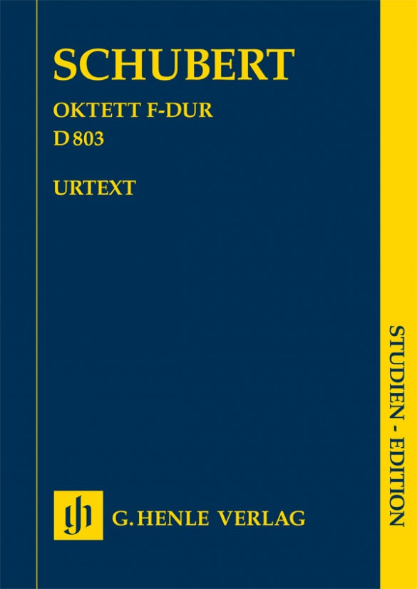 Schubert - Octet in FMaj D803 - Study Score Henle HN9562