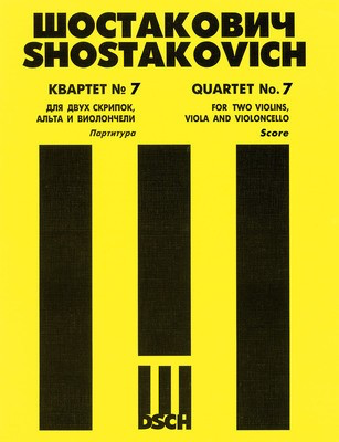 String Quartet No. 7, Op. 108 - Score - Dmitri Shostakovich - DSCH Full Score Score