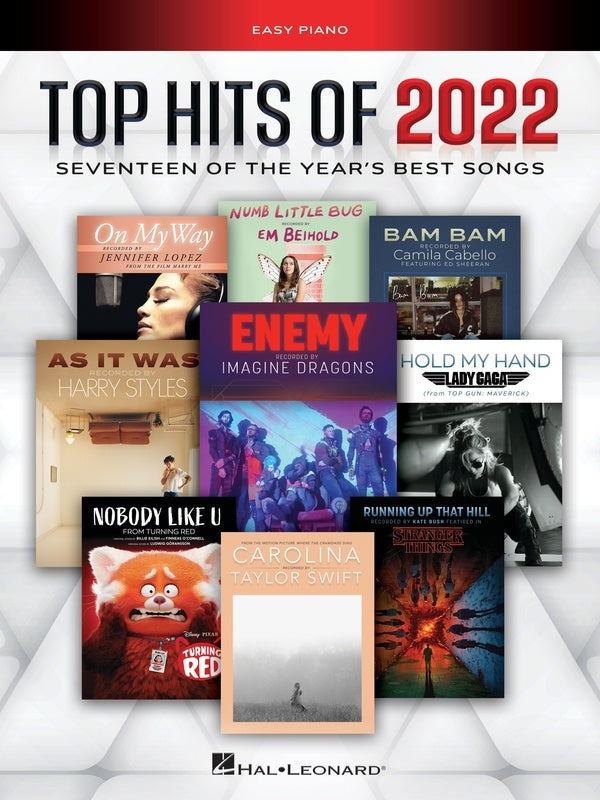 Top Hits of 2022 - Easy Piano Hal Leonard 1100304