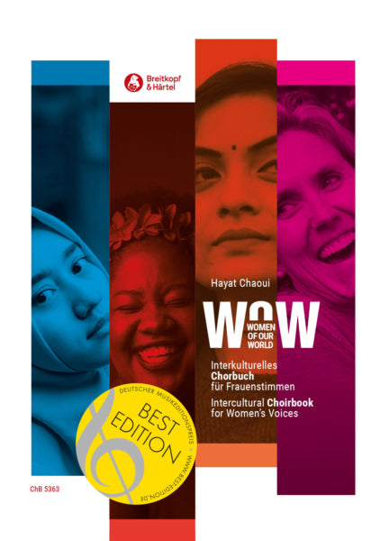 Women of Our World - Choirbook for Women's Voices edited by Chaoui Breitkopf CHB5363