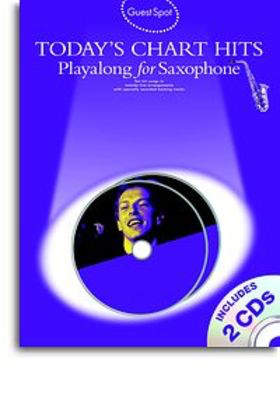 Todays Chart Hits For Alto Sax Play Along Bk/2Cd -