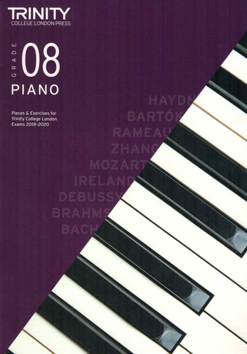 Trinity Piano Exam Pieces 2018-20 Grade 8 - Piano Part Only Trinity TCL016669