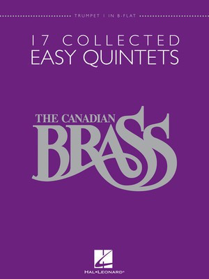 17 Collected Easy Quintets - Trumpet 1 in B-flat - Various - Hal Leonard Brass Quintet