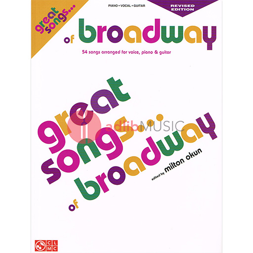 Great Songs of Broadway - Piano/Vocal/Guitar PVG Cherry Lane Music 2501545