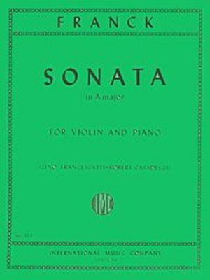 Sonata in A major - for Violin and Piano - Cesar Franck - Violin IMC