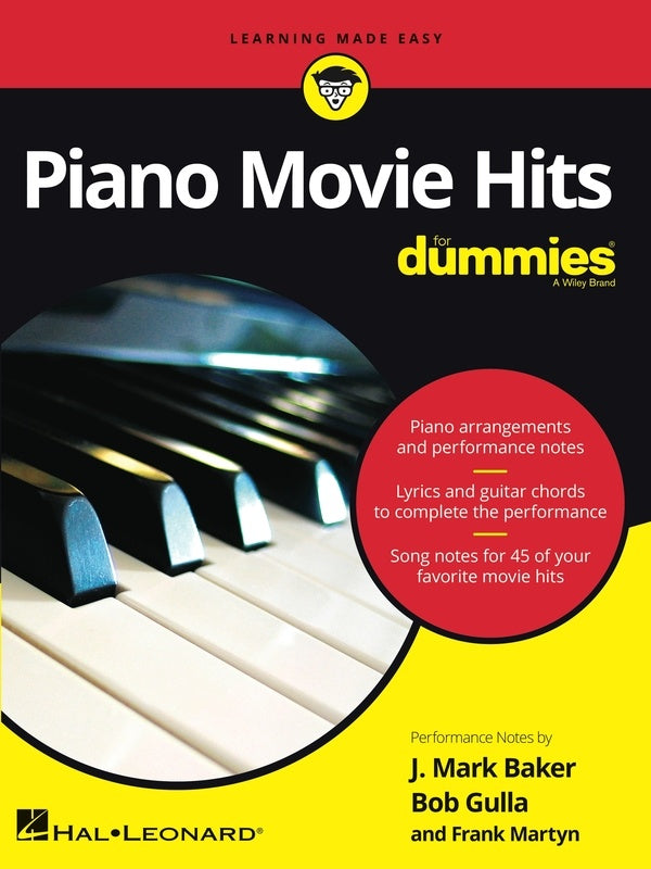 Piano Movie Hits for Dummies - Piano/Vocal/Guitar PVG Hal Leonard 298819