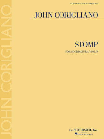 Corigliano - Stomp for Scordatura Violin - Violin Solo Schirmer 50600562