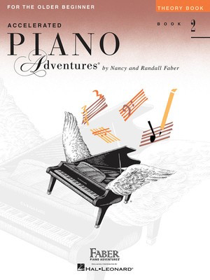 Accelerated Piano Adventures for the Older Beginner Theory Book 2- Piano by Faber/Faber Hal Leonard 420253