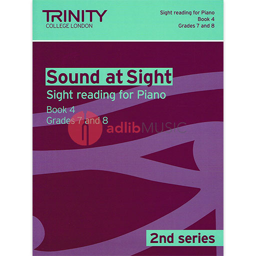 Trinity Sound At Sight Piano Book 4 - Grade 7-8 Series 2 - Trinity College London TG009210