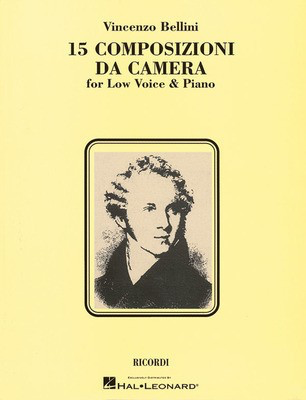 Bellini - 15 Composizioni da Camera - Low Voice Classical Vocal Ricordi 740065