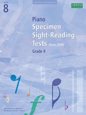 ABRSM Piano Specimen Sight-Reading Tests Grade 8 - Piano Solo ABRSM 9781860969126