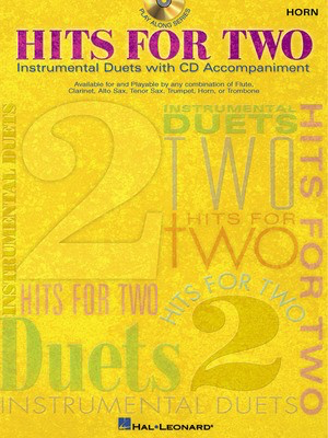 Hits for Two - F Horn - Various - French Horn Hal Leonard /CD