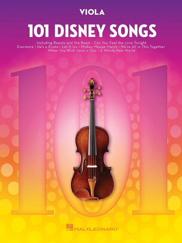 101 Disney Songs - Viola Solo - Hal Leonard 244125