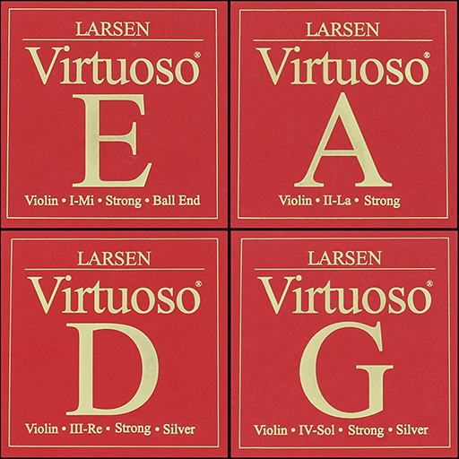 Larsen Virtuoso Violin Strings 4/4 Set (Strong/Ball)