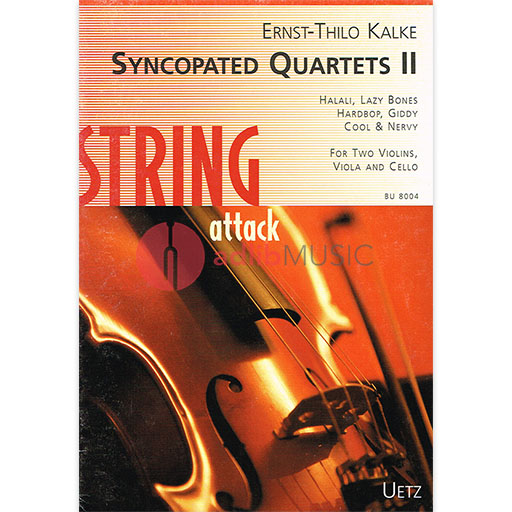 SYNCOPATED STRING QUARTETS VOL 2 [SCORE & PARTS] - KALKE - QUARTETS MIXED - UETZ