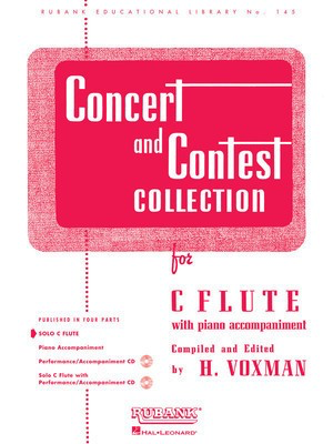 Concert and Contest Collection - C Flute Solo Rubank 4471610