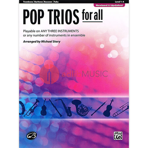 Pop Trios for All - Trombone Trio by Story Alfred 30704