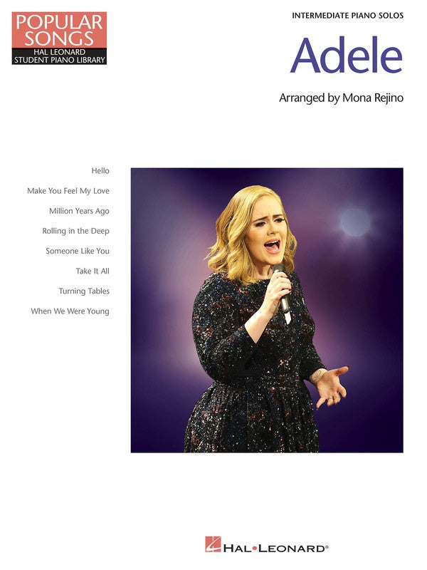 ADELE POPULAR SONGS SERIES HLSPL - Piano - Mona Rejino - Hal Leonard