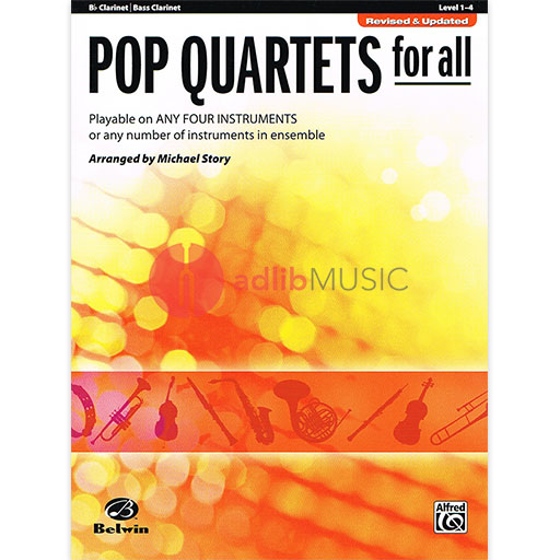 Pop Quartets for All - Clarinet Quartet Alfred 30711