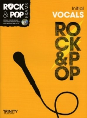 Rock & Pop Exams: Vocals - Initial - Book with CD - Vocal Trinity College London /CD