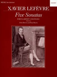 Lefevre - 5 Sonatas - Clarinet edited by Davies Oxford 9780193575516