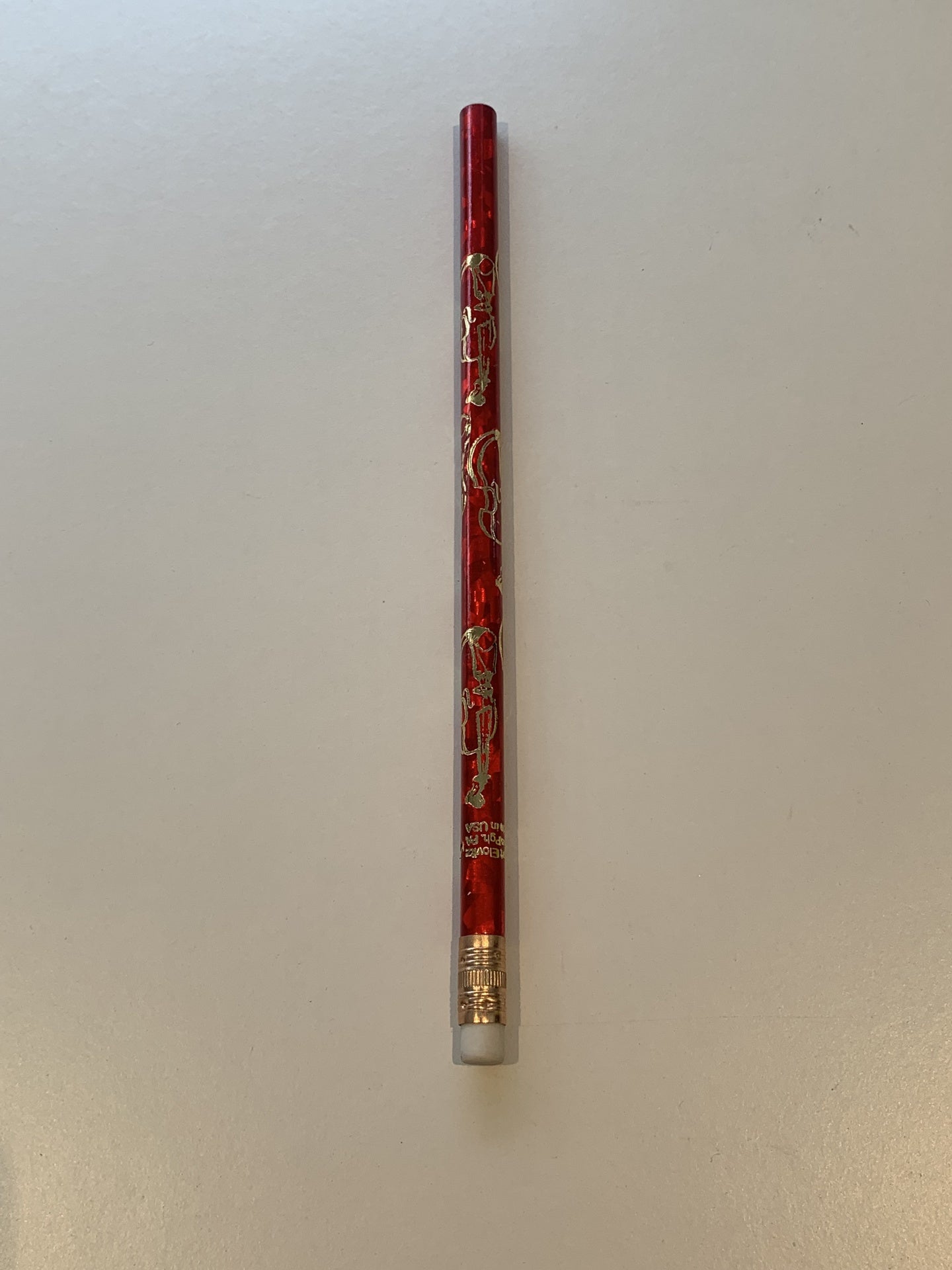 Luster Pencil Violin - Red