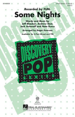 Some Nights - Discovery Level 3 - Andrew Dost|Jack Antonoff|Jeff Bhasker|Nate Ruess - Roger Emerson Hal Leonard VoiceTrax CD CD