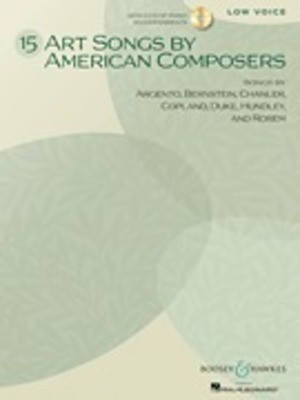 15 Art Songs by American Composers - Low Voice, Book/CD - Various - Classical Vocal Boosey & Hawkes /CD